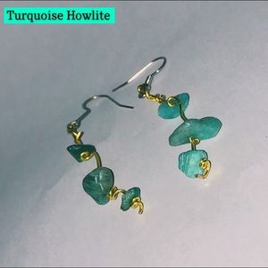 Turquoise dangle earrings